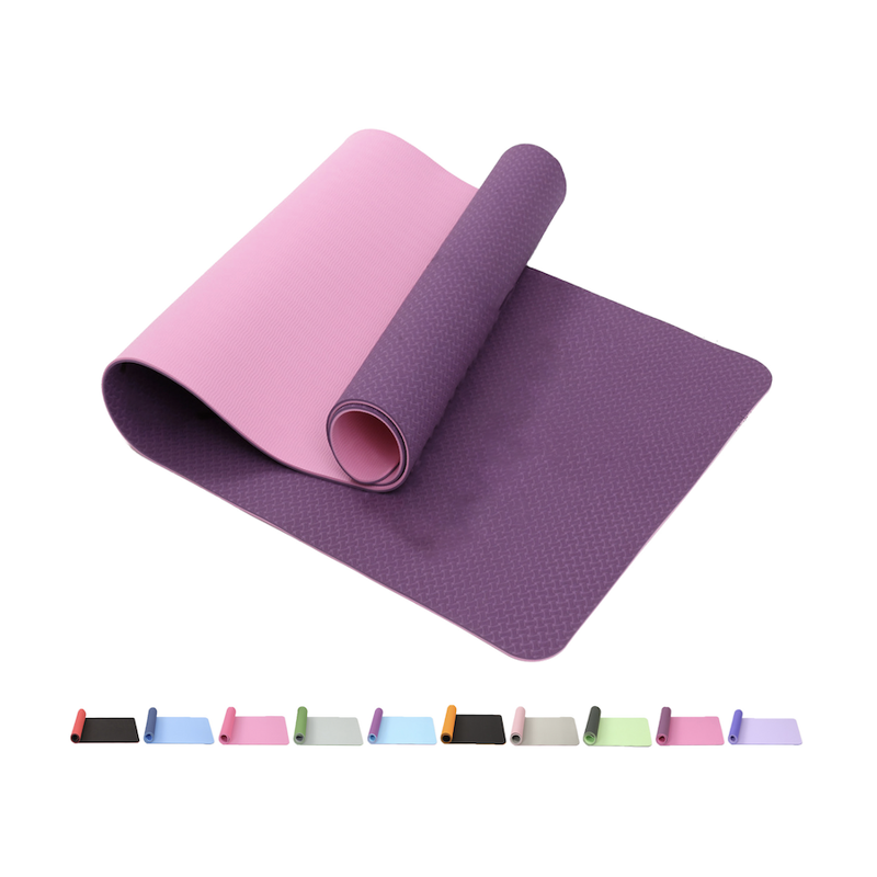 Contrast TPE Yoga Mat
