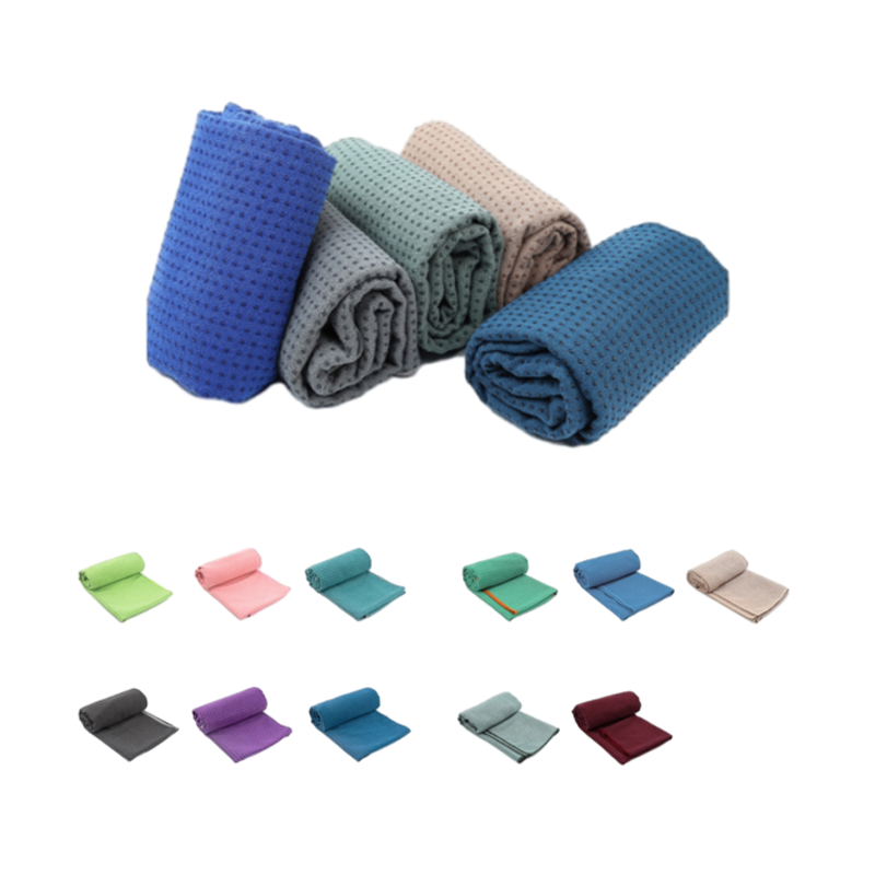 Yoga Towel on dotted Pattern