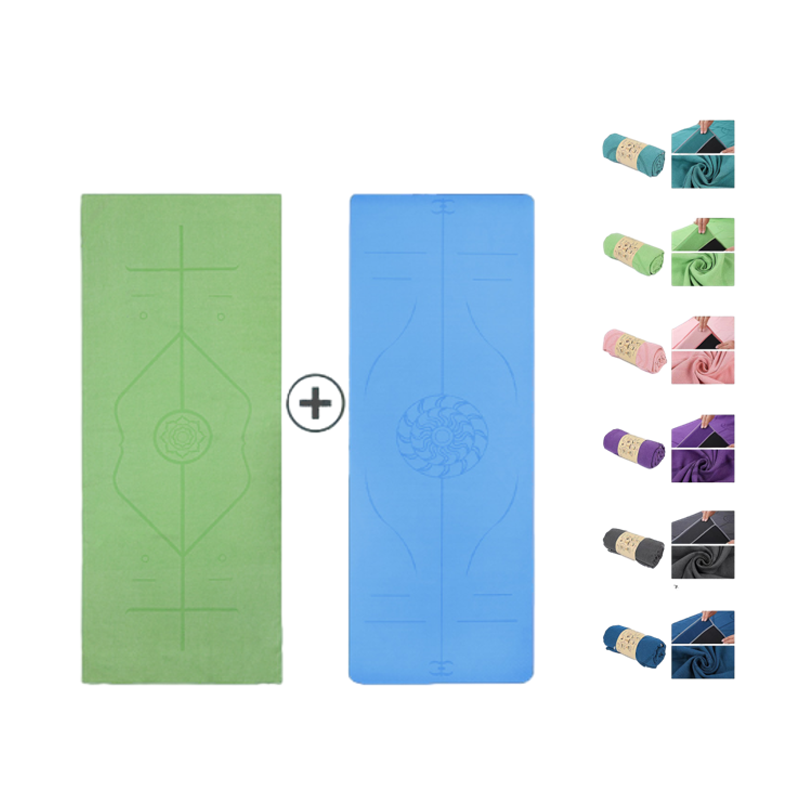 Yoga Towel on smooth pattern